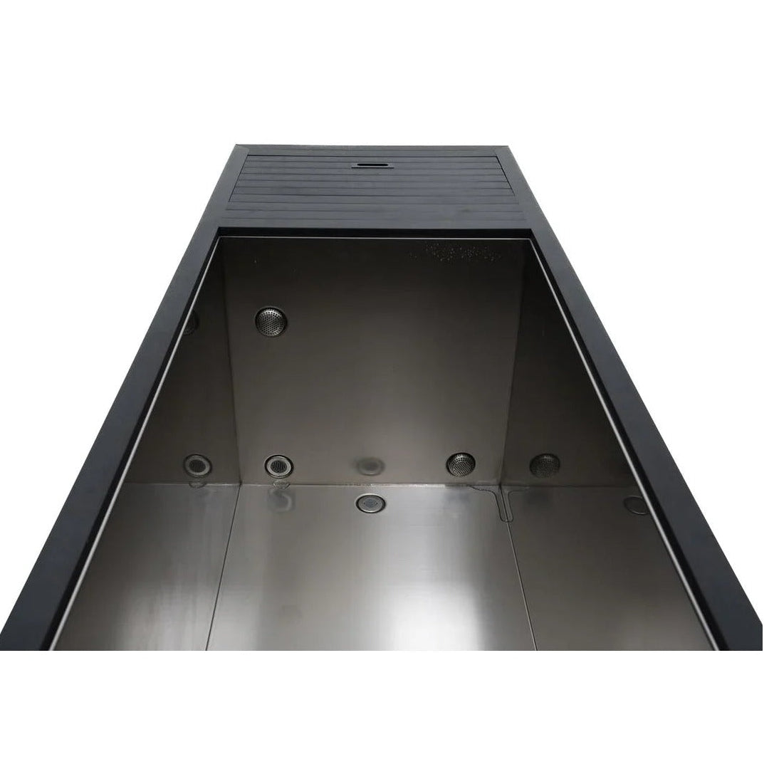Chill Tub Obsidian Limited Edition Ice Bath — 1 Person LED Cold Plunge | Steam & Oak