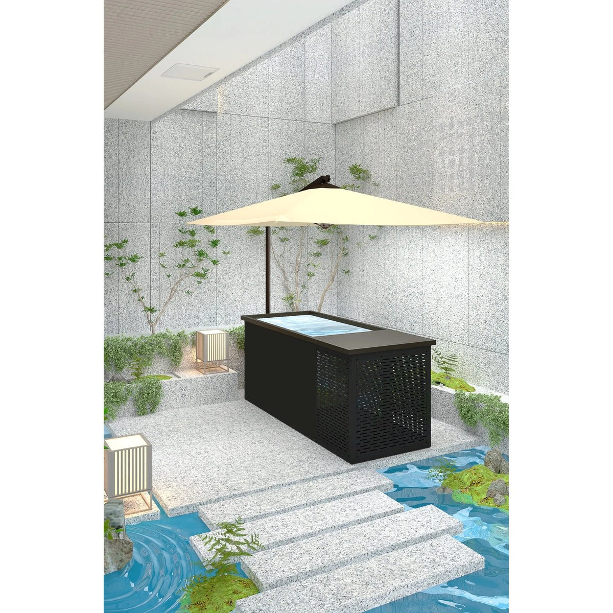 Chill Tub Original Ice Bath — 1 Person 13A Plug-In Cold Plunge | Steam & Oak