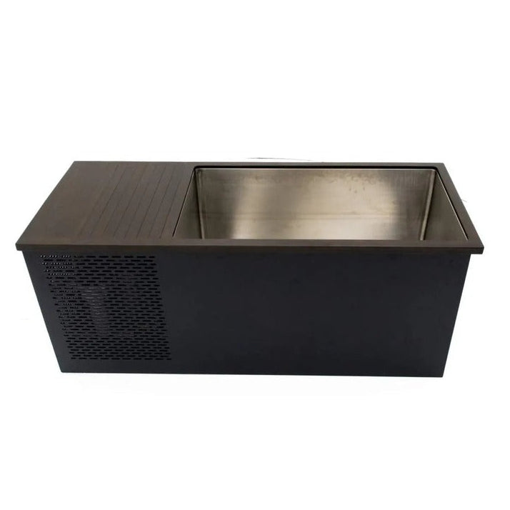Chill Tub Original Ice Bath — 1 Person 13A Plug-In Cold Plunge | Steam & Oak