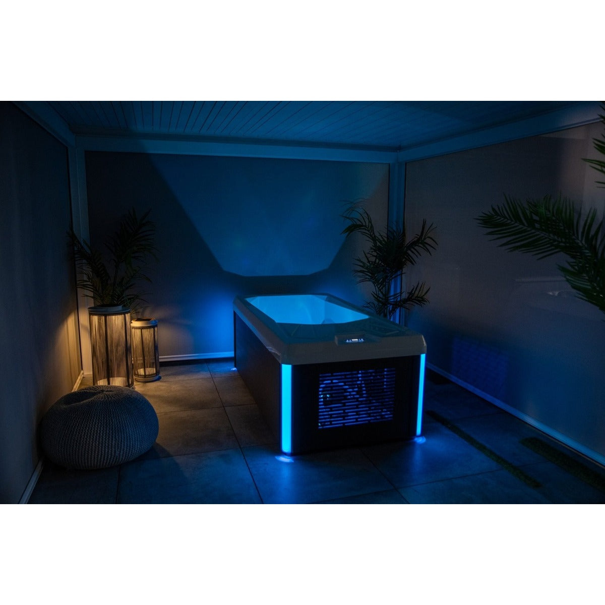 Chill Tub Pro Hot & Cold Therapy Plunge — 1 Person Commercial-Grade 3°C-40°C | Steam & Oak