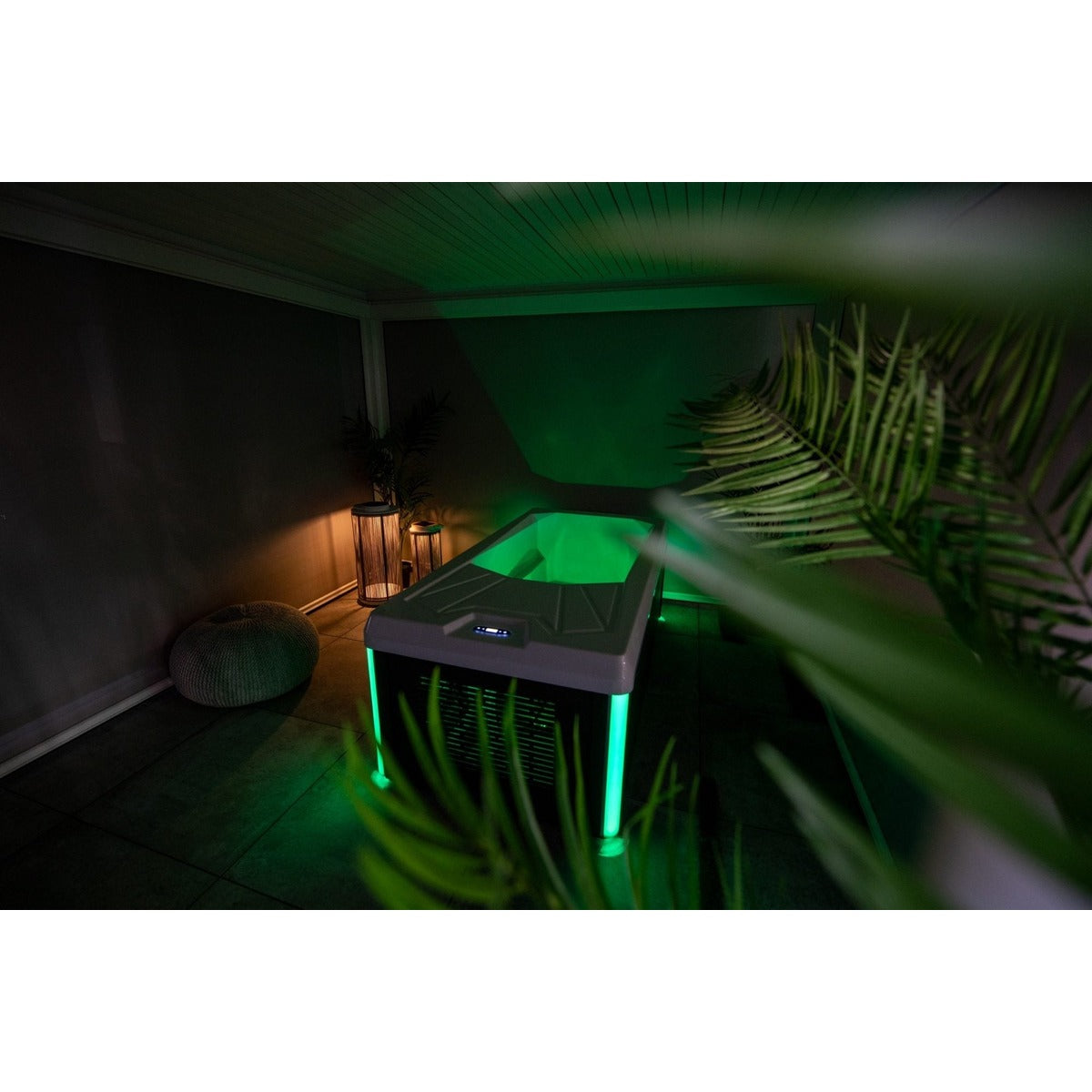 Chill Tub Pro Hot & Cold Therapy Plunge — 1 Person Commercial-Grade 3°C-40°C | Steam & Oak