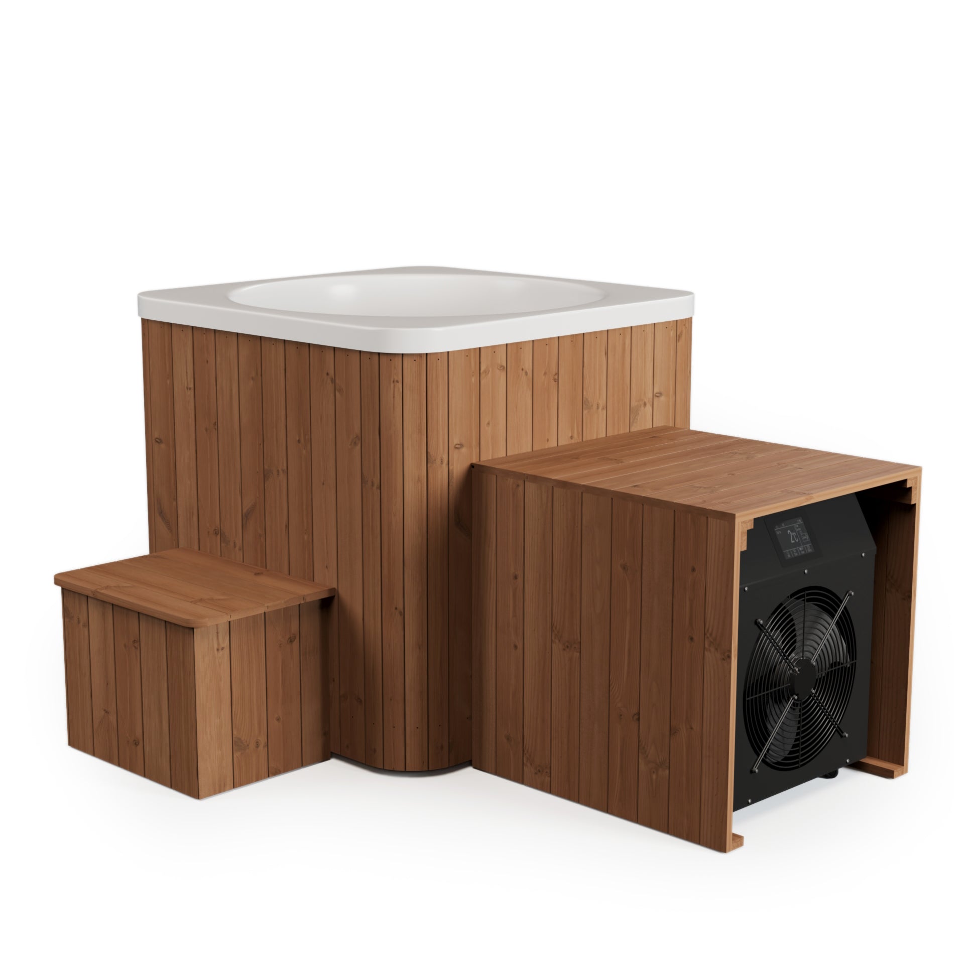 Halla Cube ice bath chiller unit, alternative view
