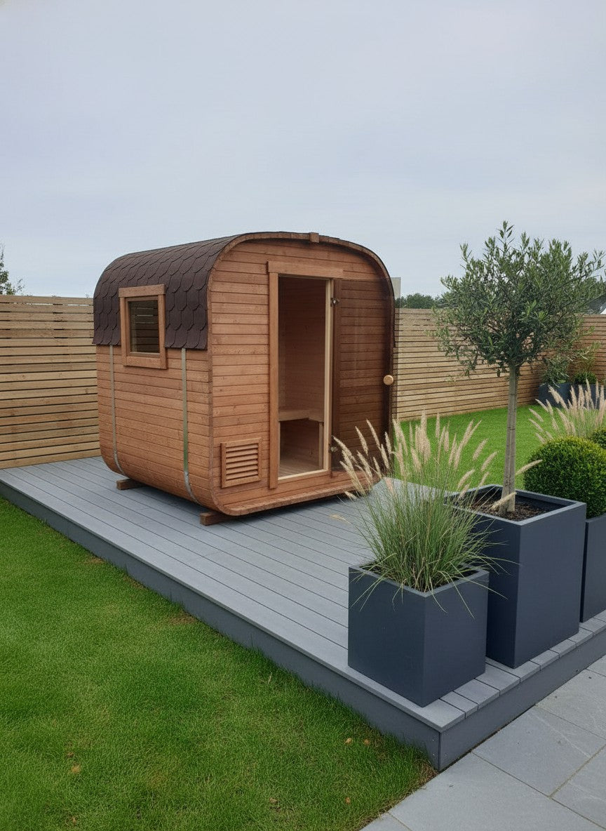 Steam & Oak Cube Sauna 1.8m