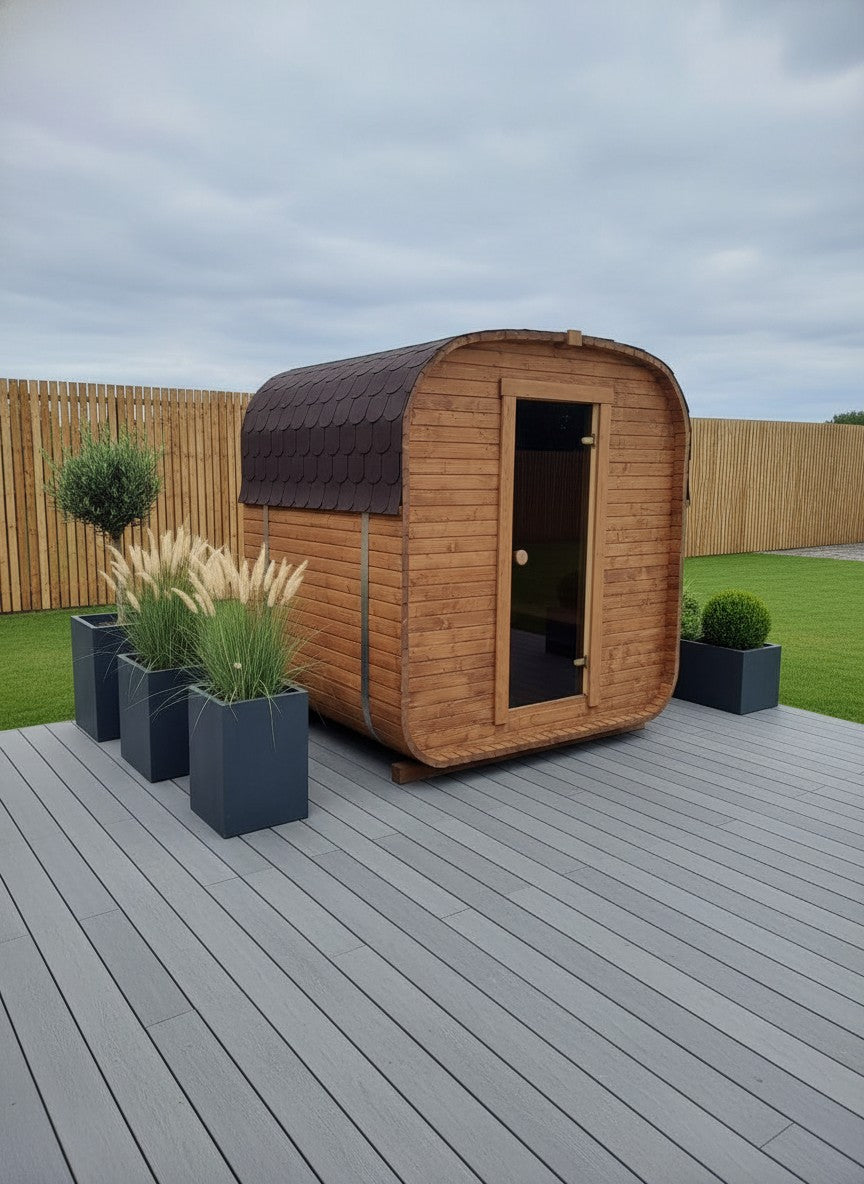 Steam & Oak Cube Sauna 1.8m