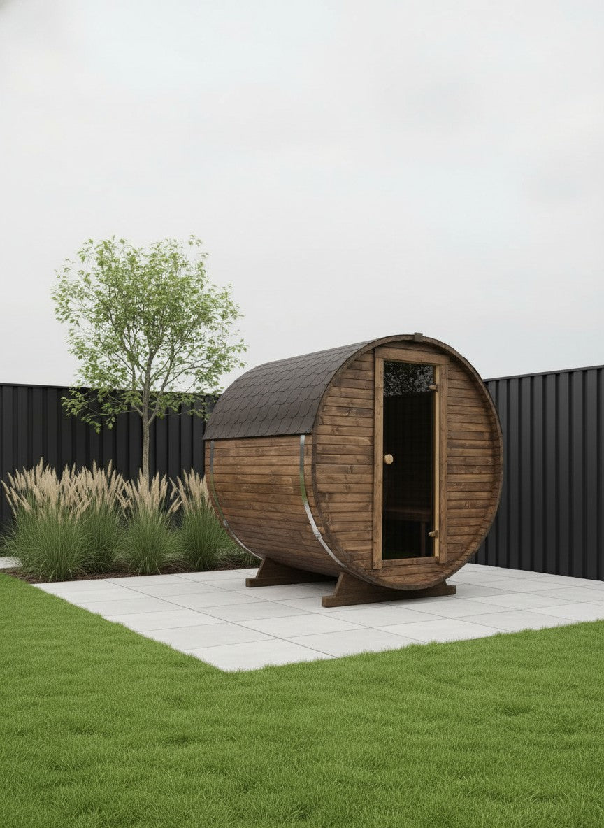 Steam & Oak Barrel Sauna 1.8m