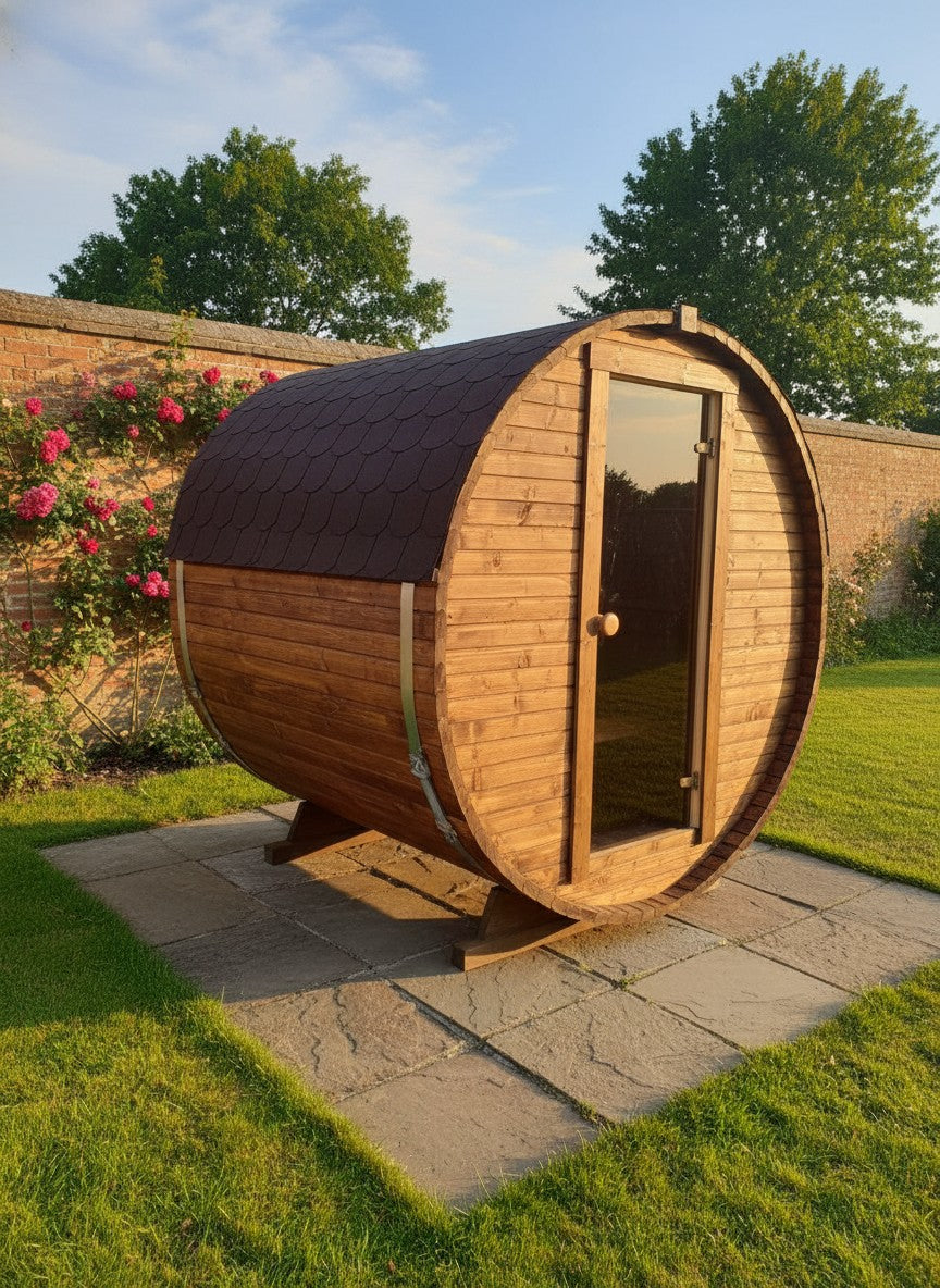 Steam & Oak Barrel Sauna 1.8m