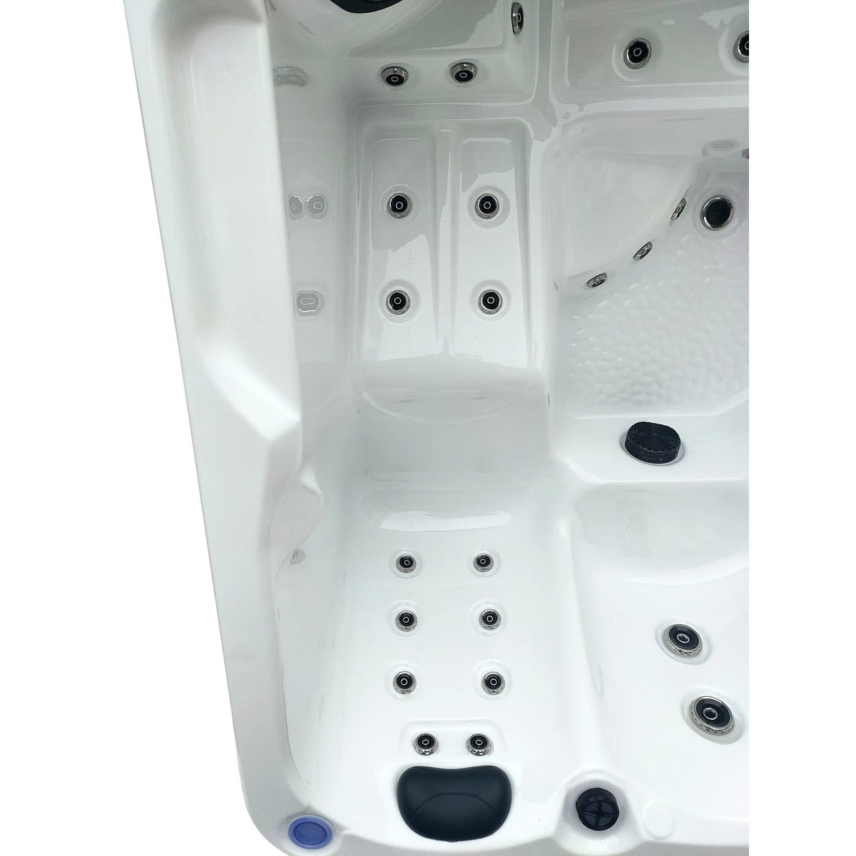 Entry Spa 5 Plug & Play Hot Tub — 5 Person 13A with 2 Loungers | Steam & Oak