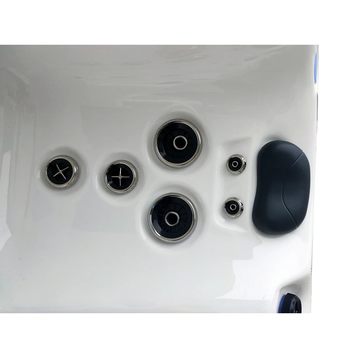 Entry Spa 5 Plug & Play Hot Tub — 5 Person 13A with 2 Loungers | Steam & Oak