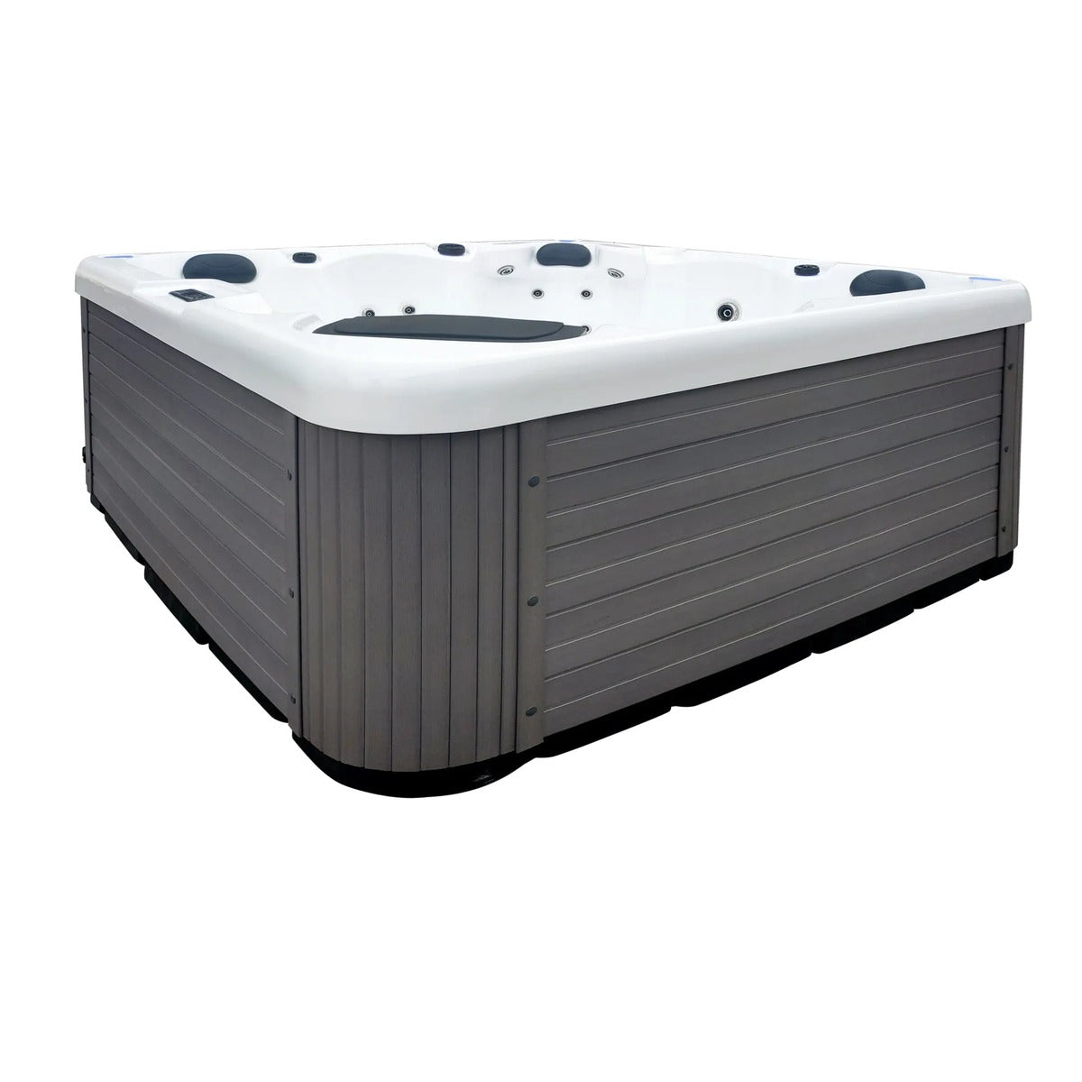 Entry Spa 5 Plug & Play Hot Tub — 5 Person 13A with 2 Loungers | Steam & Oak
