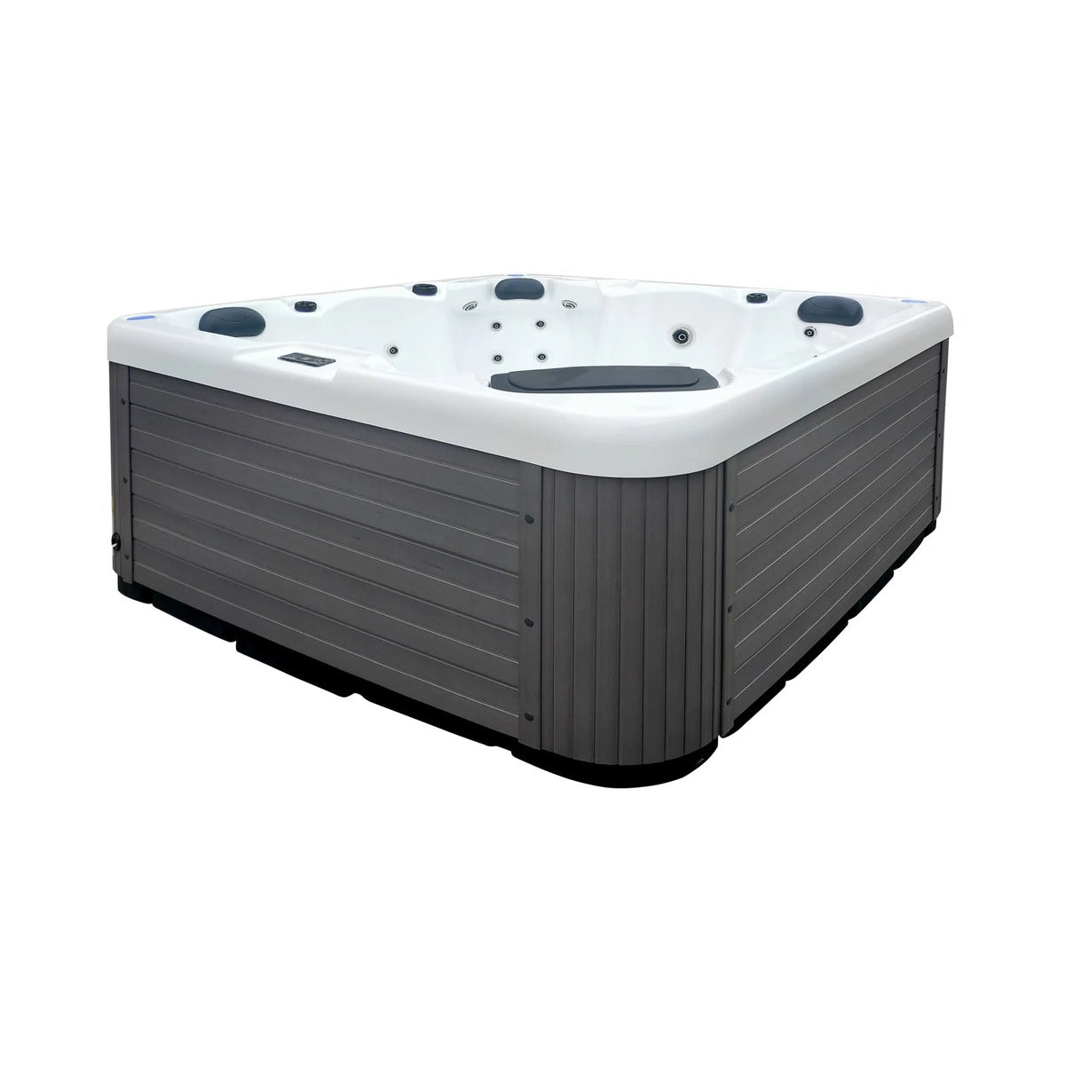 Entry Spa 5 Plug & Play Hot Tub — 5 Person 13A with 2 Loungers | Steam & Oak