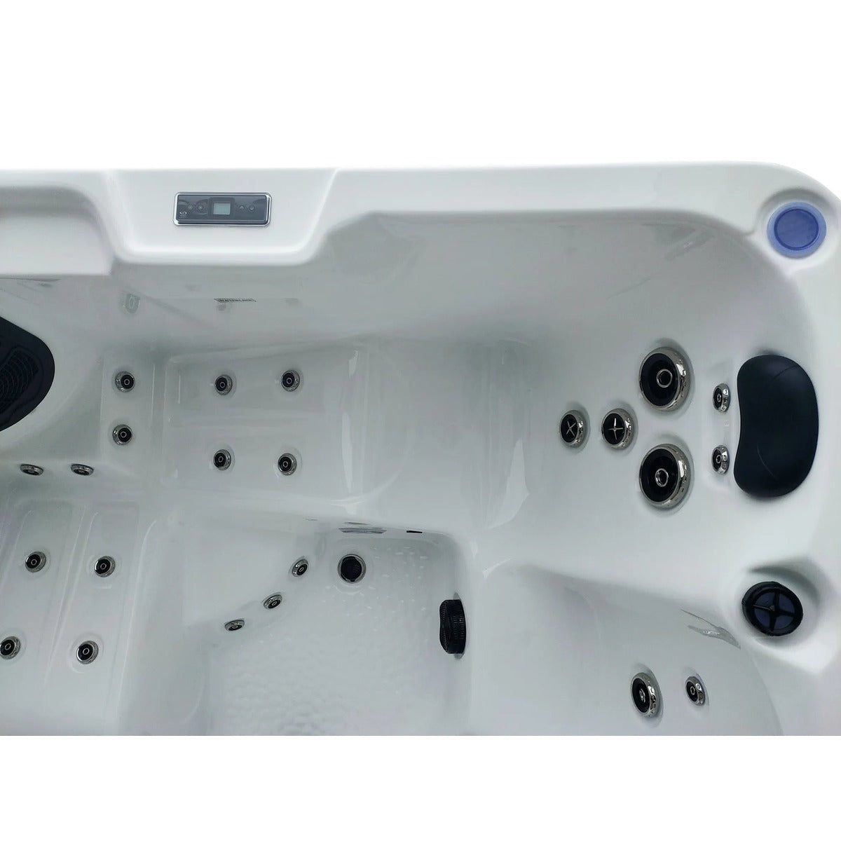 Entry Spa 5 Plug & Play Hot Tub — 5 Person 13A with 2 Loungers | Steam & Oak
