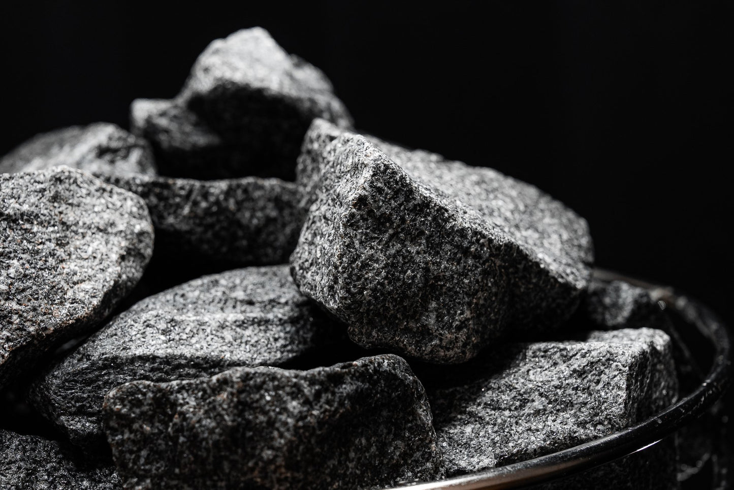 FinSteam pre-washed sauna stones for the Orbis cage