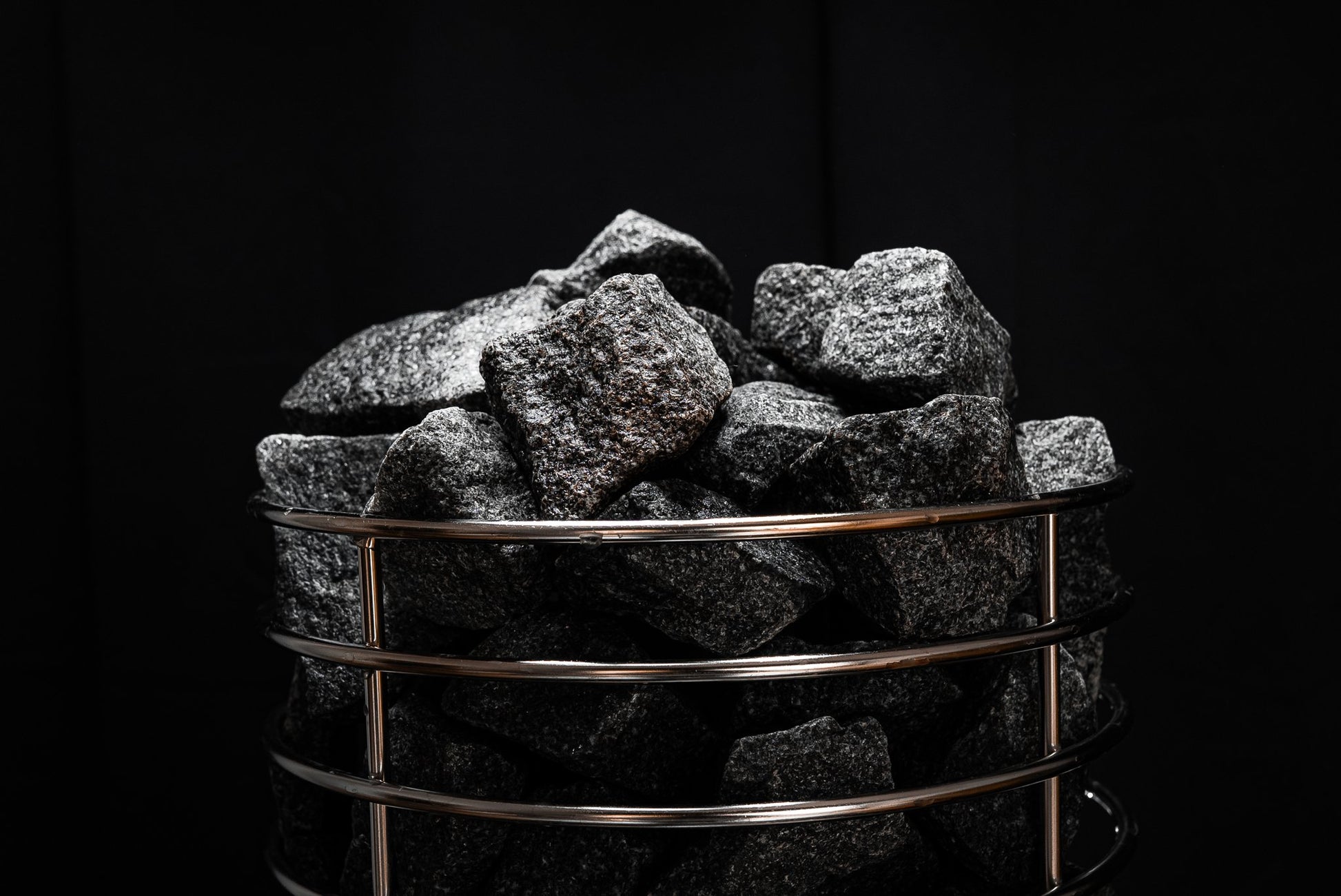 FinSteam pre-washed sauna stones for the Orbis cage