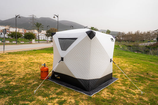 FinSteam Fritid pop-up portable gas sauna tent for 2-4 people