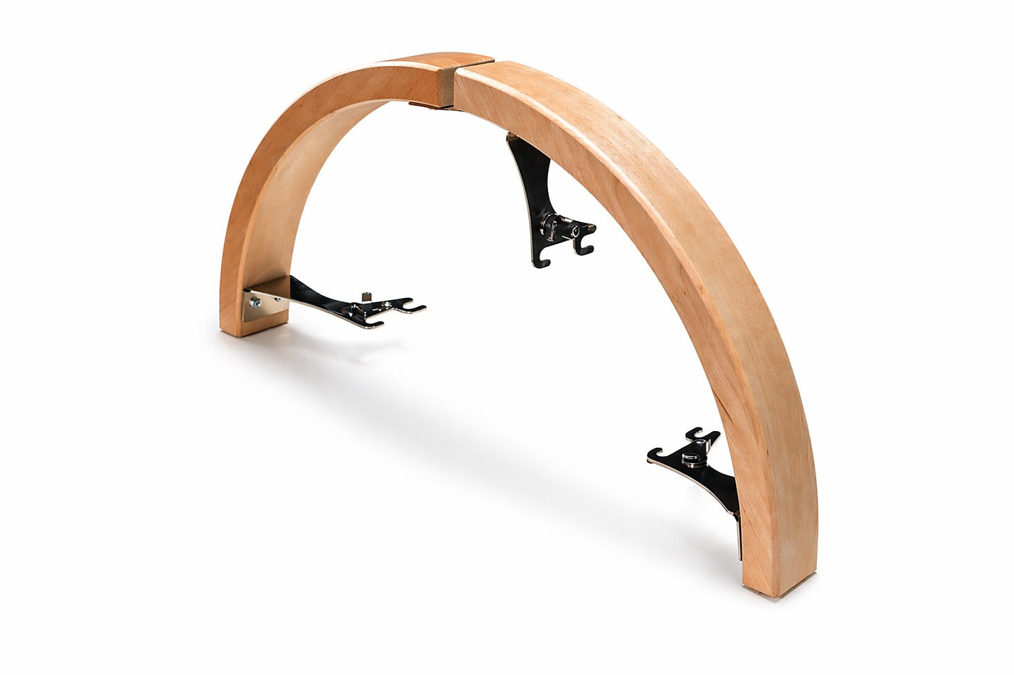 FinSteam Halo alder-wood safety rail for a gas sauna heater — white finish
