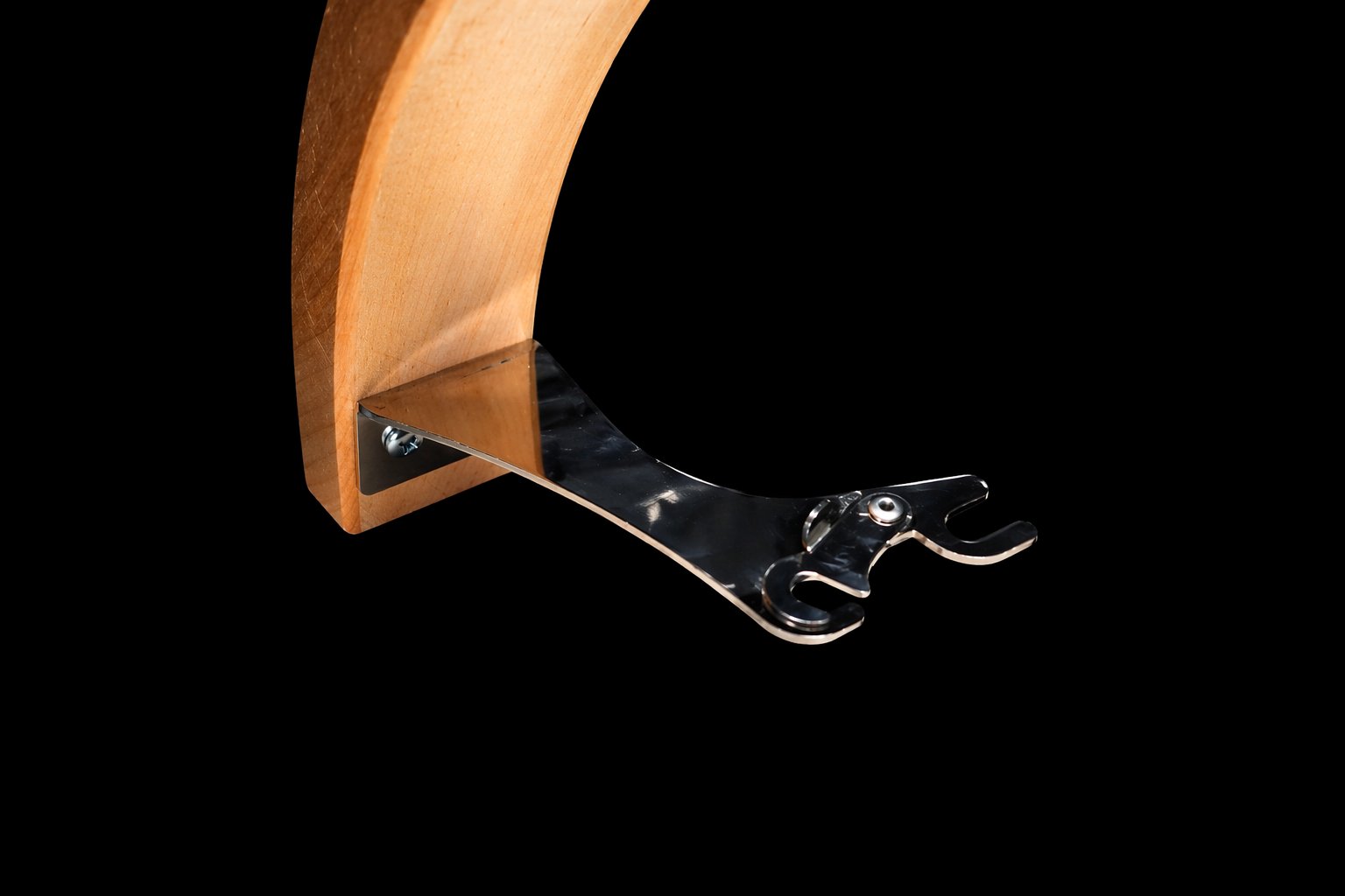 FinSteam Halo alder-wood safety rail for a gas sauna heater — black finish
