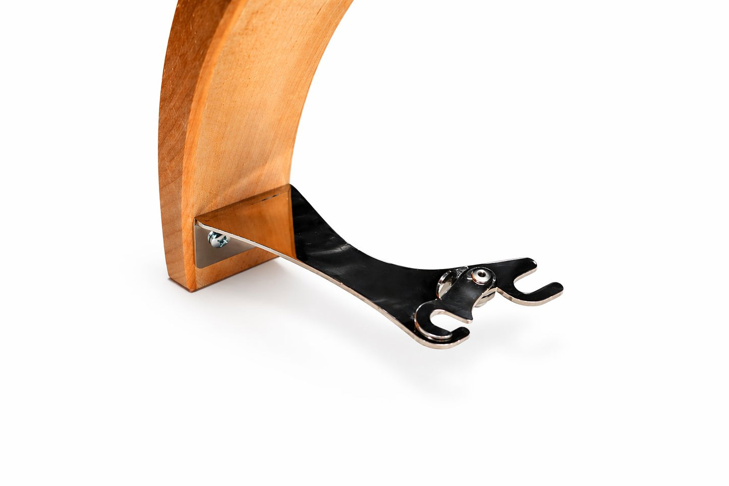 FinSteam Halo alder-wood safety rail for a gas sauna heater — white finish