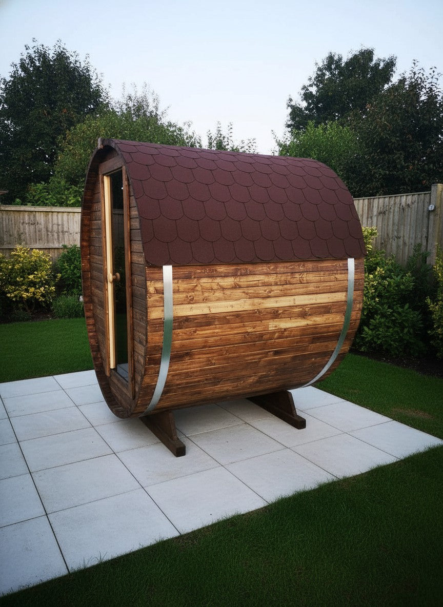 Steam & Oak Barrel Sauna 1.8m