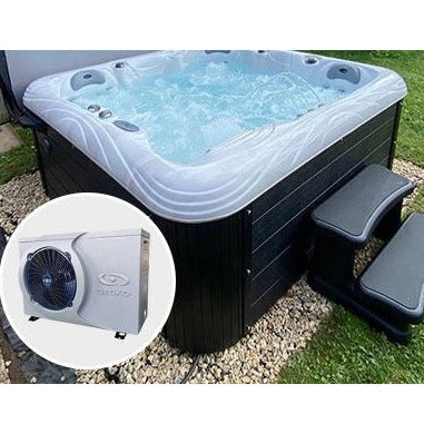 Gecko Air Source Heat Pump — 5kW & 7.5kW Plug & Play for Hot Tubs & Swim Spas | Steam & Oak