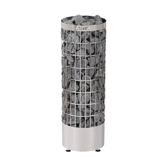 Harvia Cilindro PC90XE 9kW steel sauna heater, part of the WiFi control system