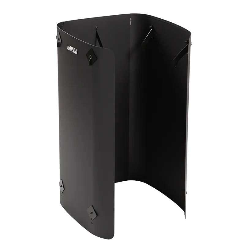 Harvia wood-burning sauna heater kit with flue