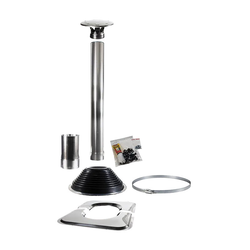 Harvia wood-burning sauna heater kit with flue
