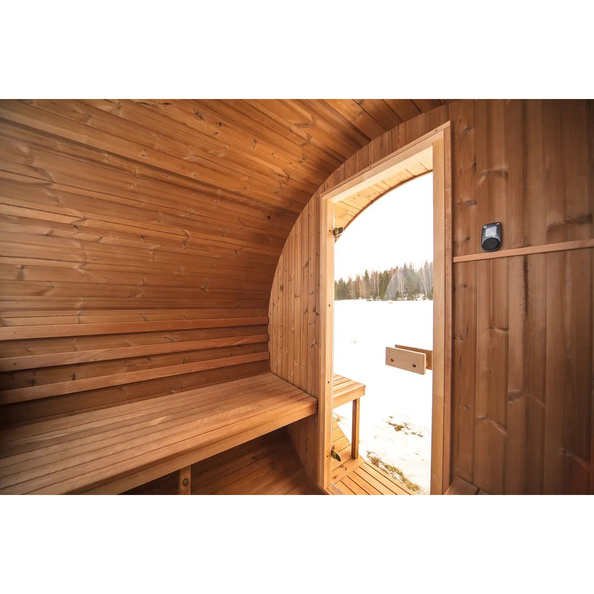 Hekla Barrel 210 2 Person Sauna With Harvia Steam Oak hekla-barrel-210-2-person-sauna-with-harvia-steam-oak