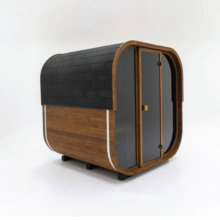 Hekla Cube Sauna 250 outdoor cube sauna product image.