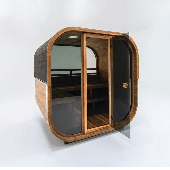 Hekla Cube Sauna 250 outdoor cube sauna product image.
