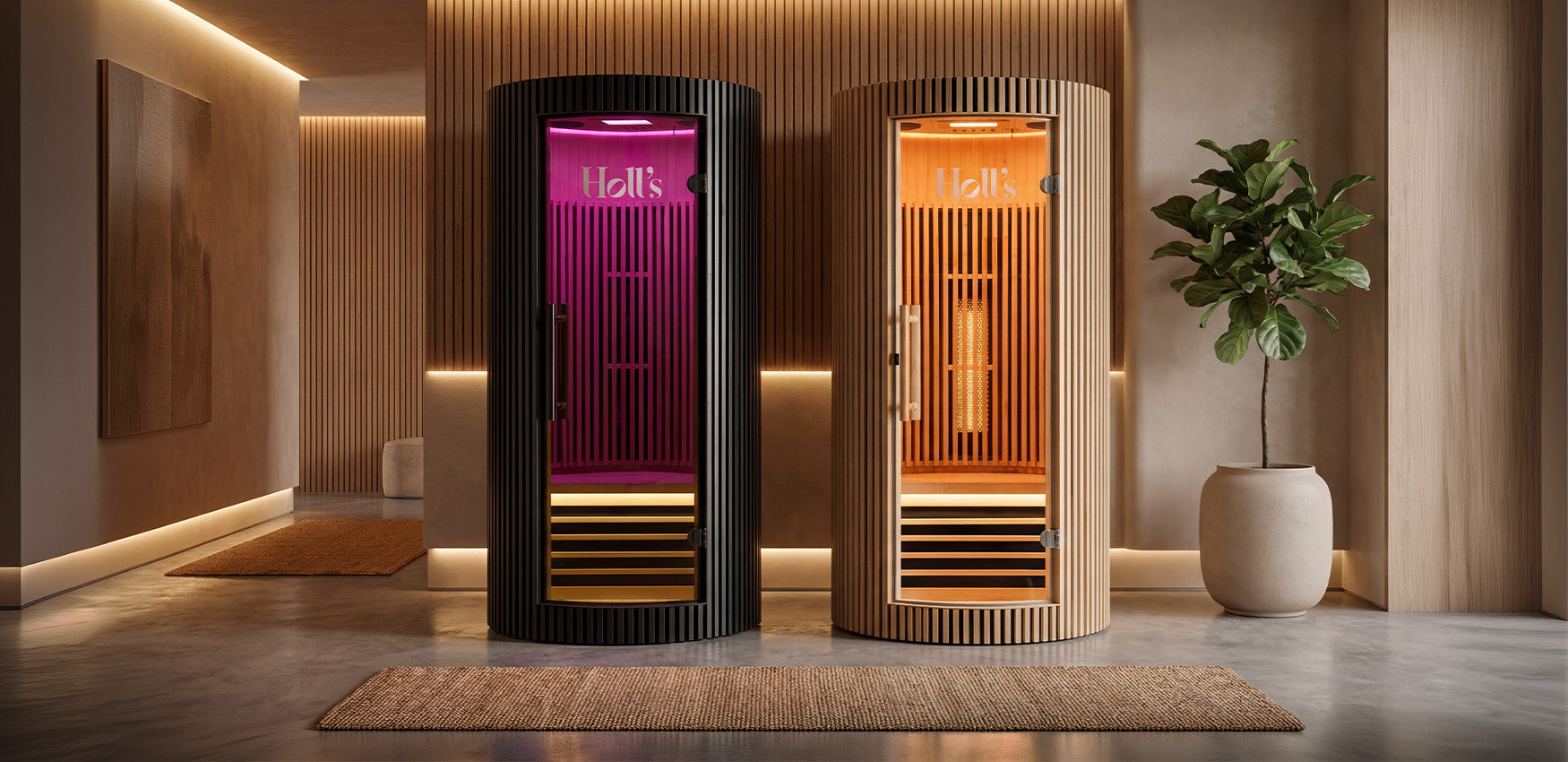 Holl's Moon 1 one person circular infrared sauna
