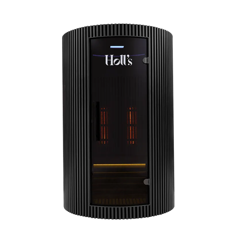 Holl's Moon 2 two person circular infrared sauna