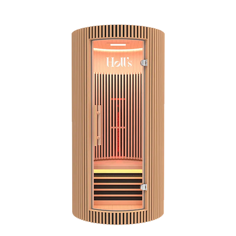 Holl's Moon 2 two person circular infrared sauna