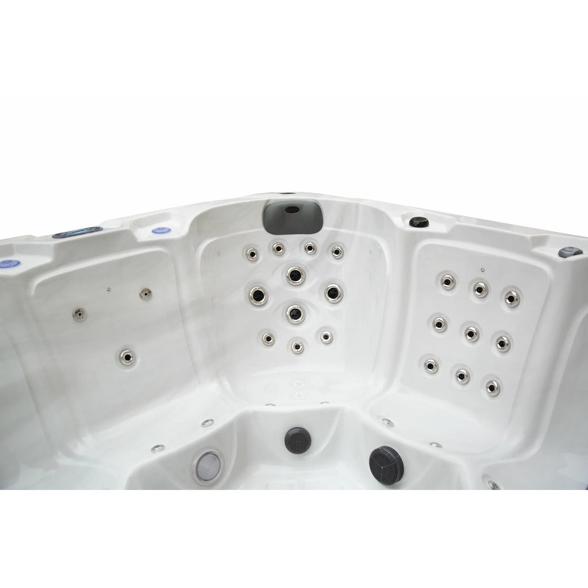 Lux Spa 7 Hot Tub — 7 Person 32A Premium Spa | Steam & Oak