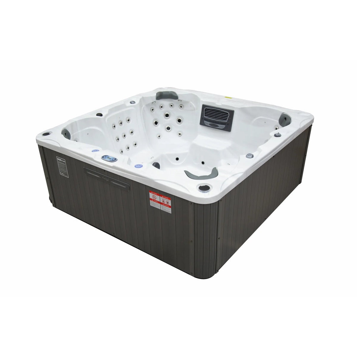 Lux Spa 7 Hot Tub — 7 Person 32A Premium Spa | Steam & Oak