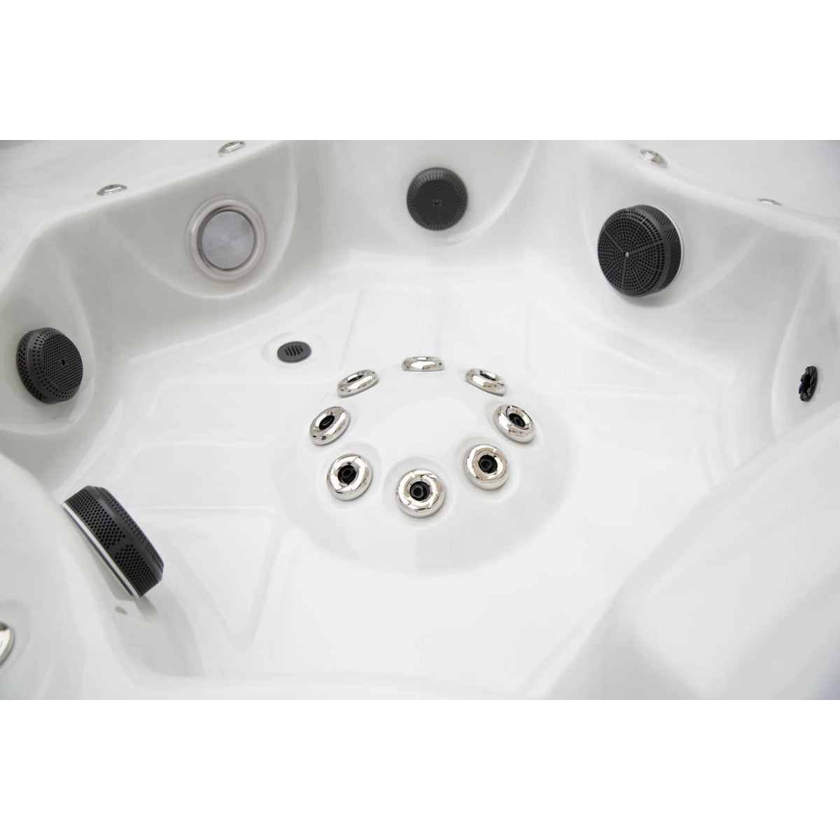 Lux Spa 7 Hot Tub — 7 Person 32A Premium Spa | Steam & Oak