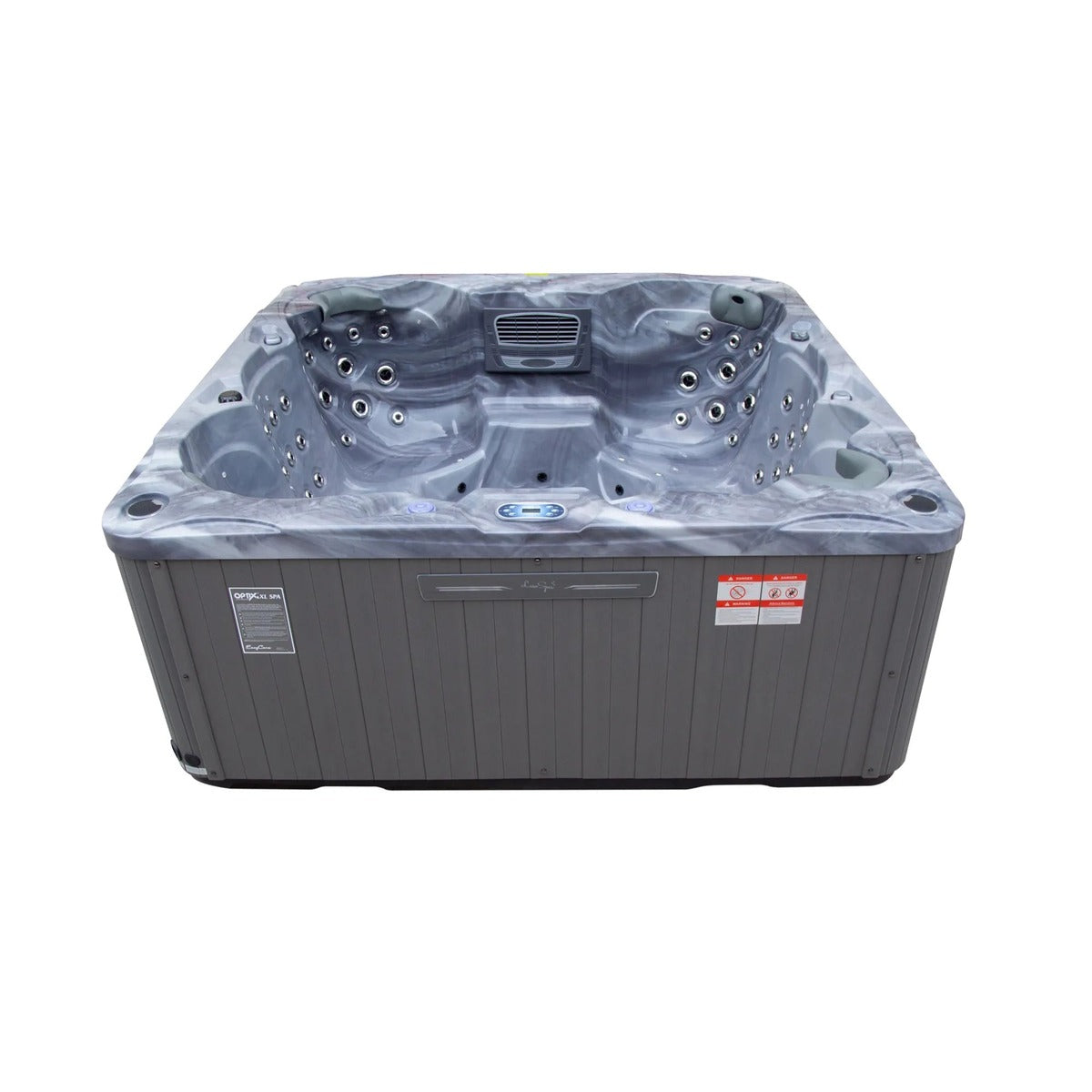 Lux Spa 7 Hot Tub — 7 Person 32A Premium Spa | Steam & Oak