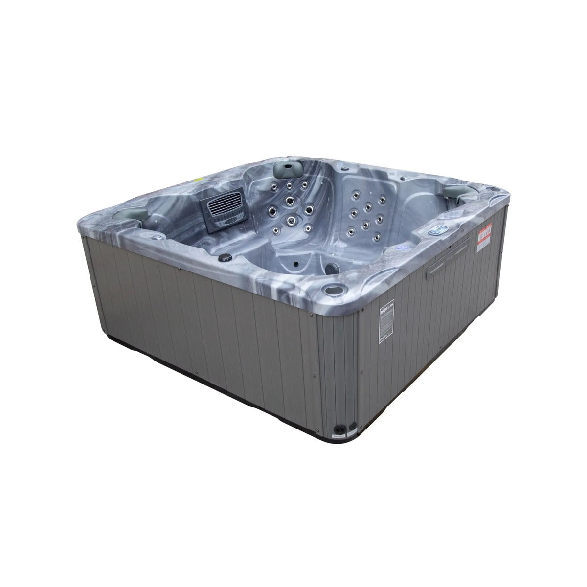 Lux Spa 7 Hot Tub — 7 Person 32A Premium Spa | Steam & Oak