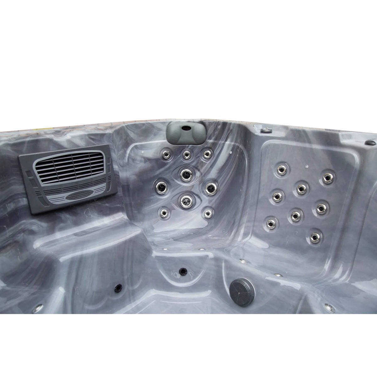 Lux Spa 7 Hot Tub — 7 Person 32A Premium Spa | Steam & Oak