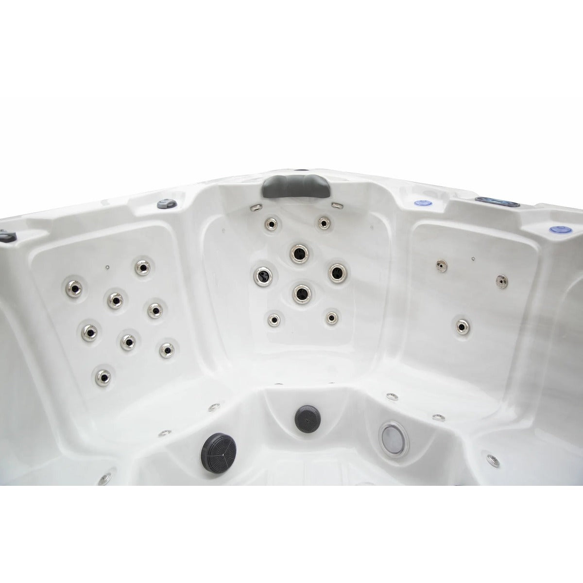 Lux Spa 7 Hot Tub — 7 Person 32A Premium Spa | Steam & Oak