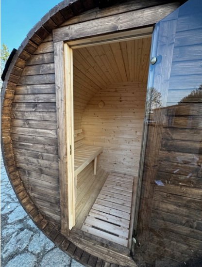 Steam & Oak Barrel Sauna 1.8m