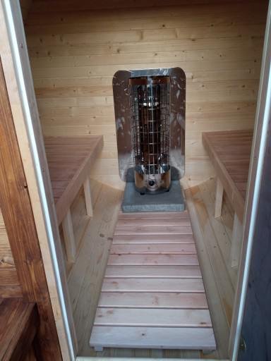Steam & Oak Barrel Sauna 2.4m with Porch