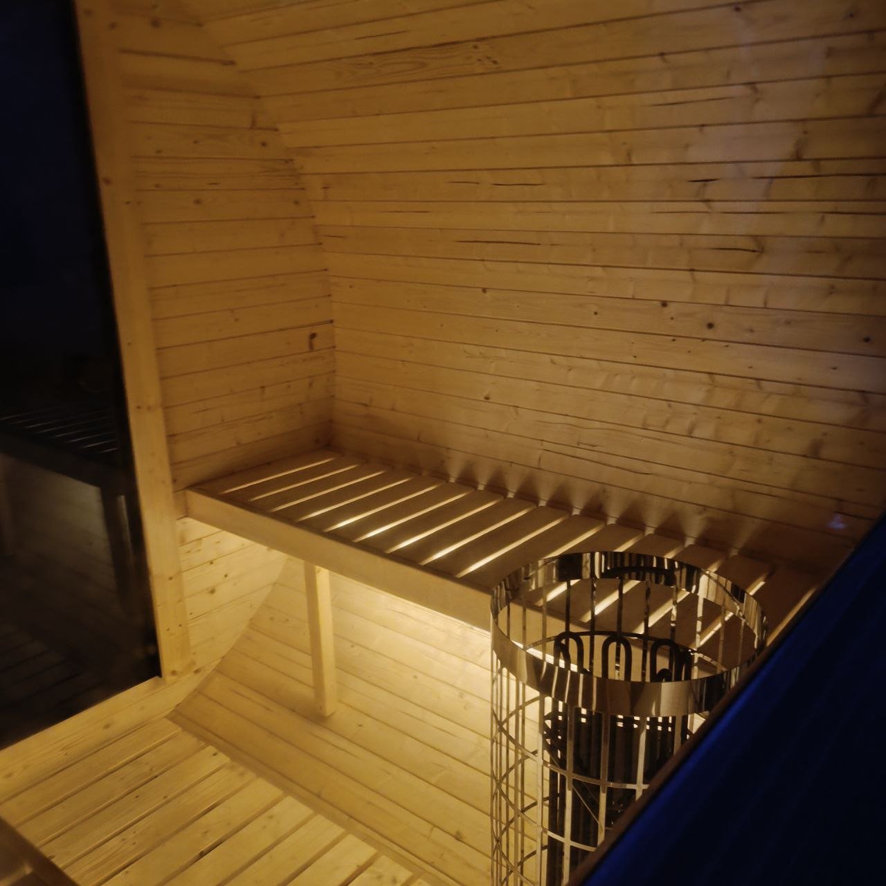 Steam & Oak Barrel Sauna 2.4m with Porch