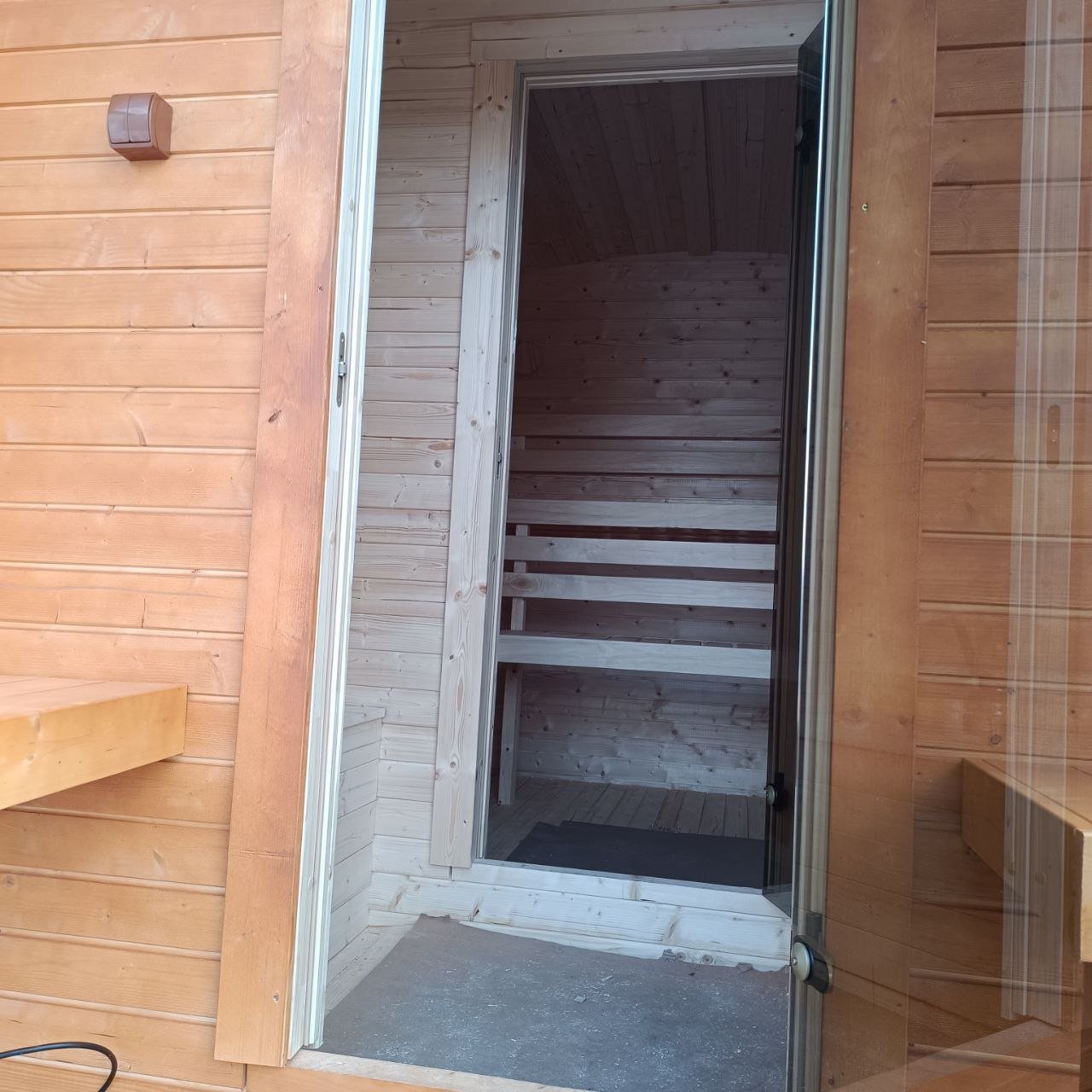 Steam & Oak Cube Sauna 3.4m Premium L-Bench