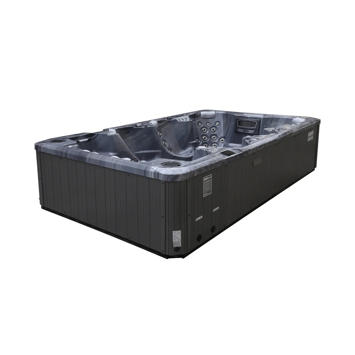 Party Pool 9 Spa Pool — 9 Person 40A Social Spa Pool | Steam & Oak