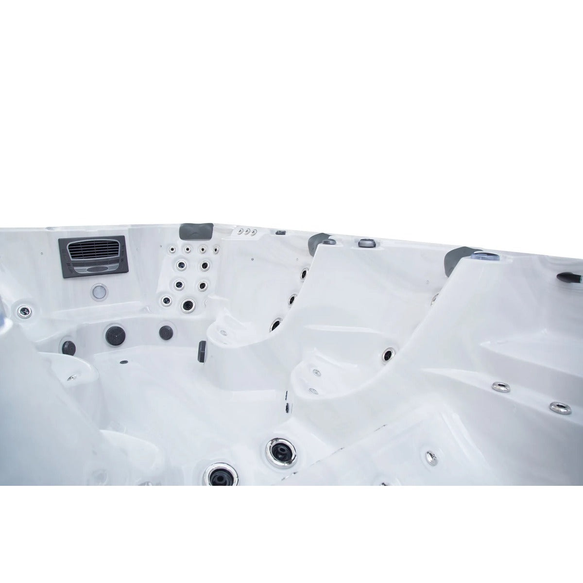 Party Pool 9 Spa Pool — 9 Person 40A Social Spa Pool | Steam & Oak