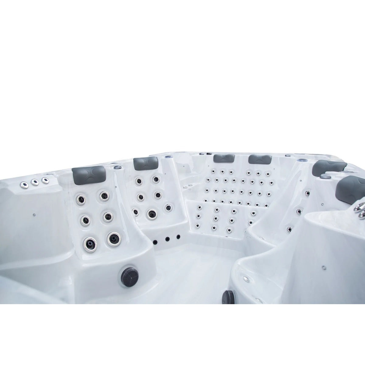 Party Pool 9 Spa Pool — 9 Person 40A Social Spa Pool | Steam & Oak