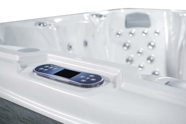 Platinum 10 Hot Tub — 7 Person 32A Luxury Spa | Steam & Oak