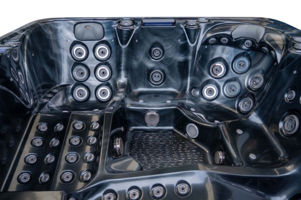 Platinum 12 Hot Tub — 7 Person 32A Performance Luxury Spa | Steam & Oak