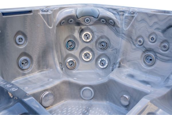 Platinum 12 Hot Tub — 7 Person 32A Performance Luxury Spa | Steam & Oak
