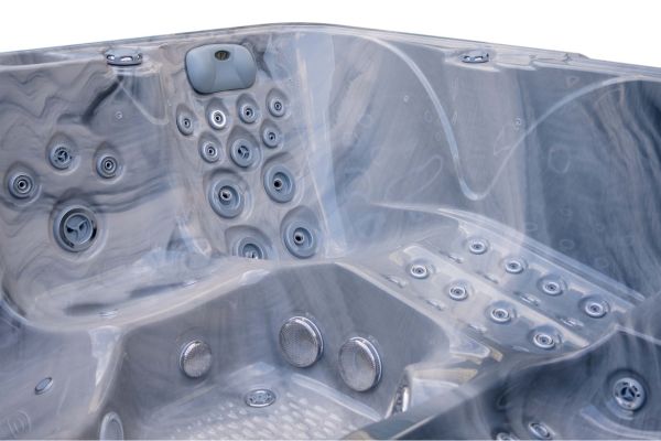Platinum 12 Hot Tub — 7 Person 32A Performance Luxury Spa | Steam & Oak